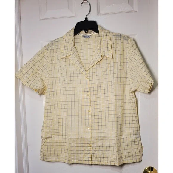 Nautica Men’s Short Sleeve Button-Down Sleepwear Shir tSize L - Picture 1 of 8